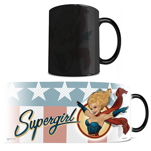 DC Comics Justice League Supergirl Bombshells Morphing Mug